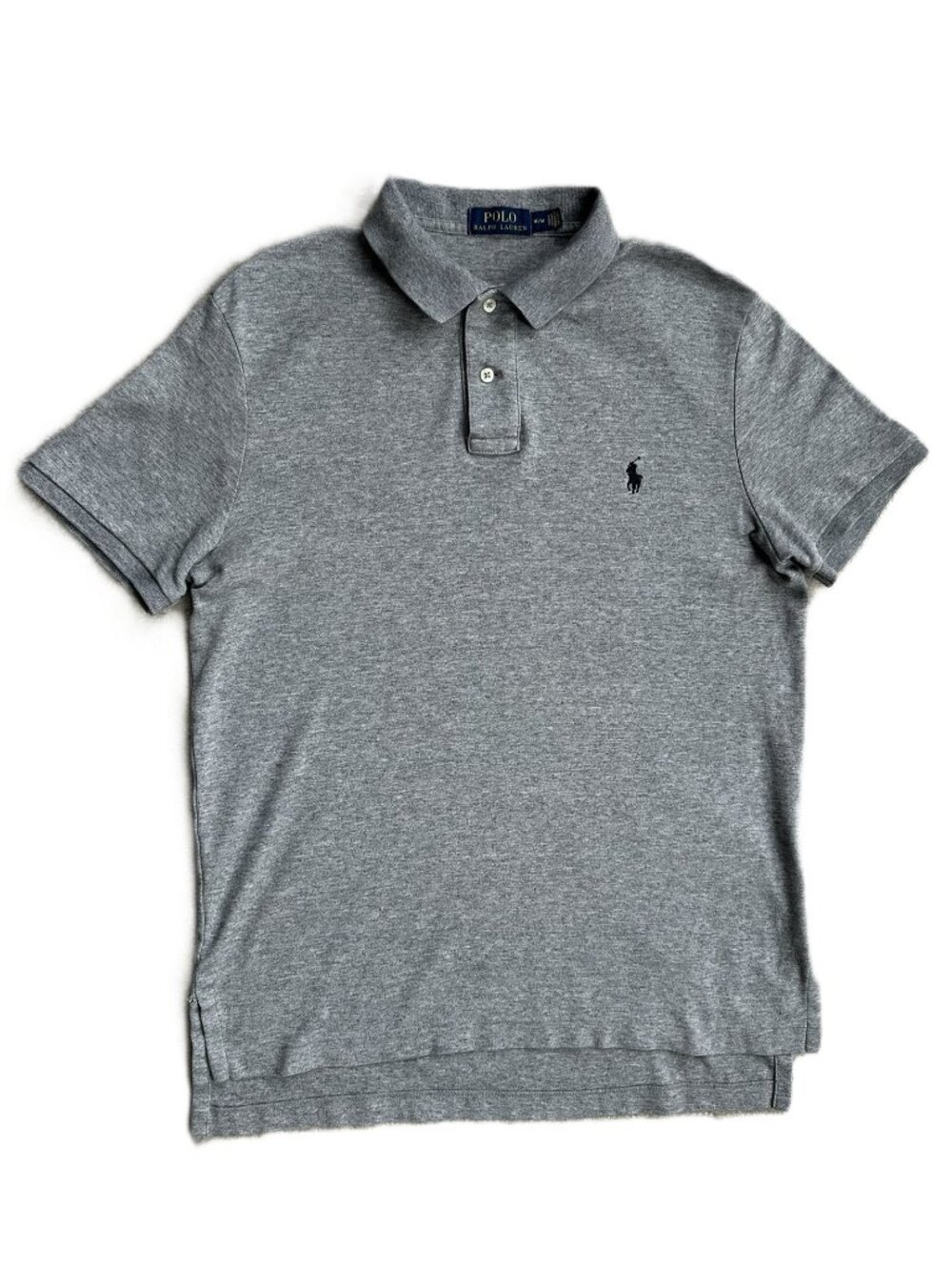 POLO Ralph Lauren Heather Gray Golf Shirt Men's Medium
